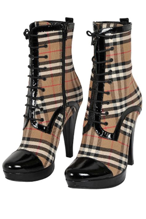 burberry italy wool heels|burberry heels boots.